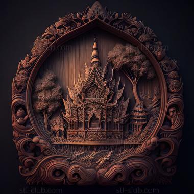 3D model ChiangMaiThailand (STL)